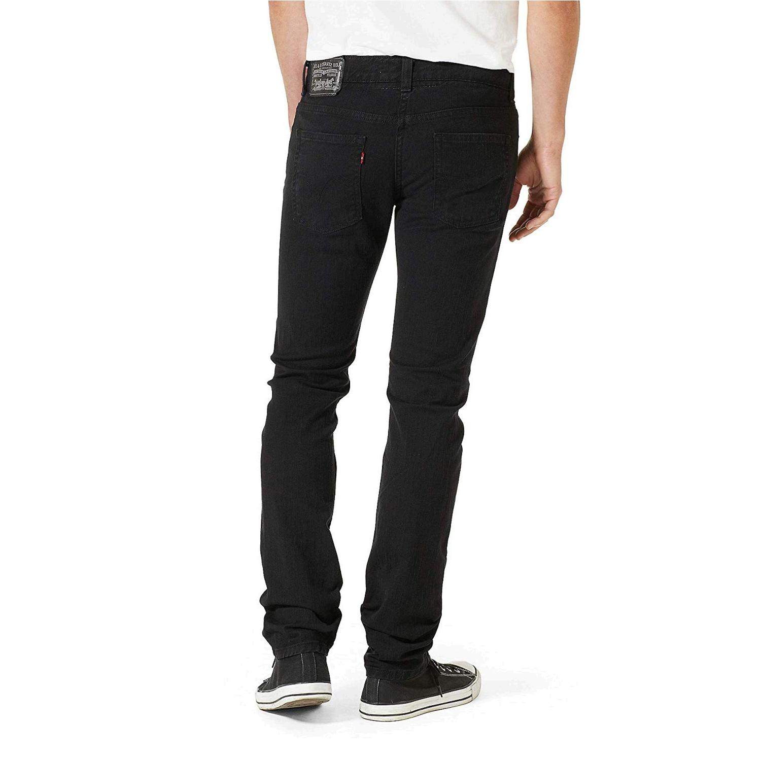 Levi's Men's 511 Slim Fit Jean, Black - Stretch, 29W x, Black, Size 29W ...
