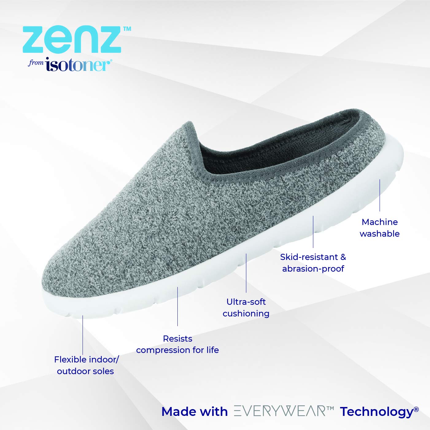 isotoner zenz men's slippers