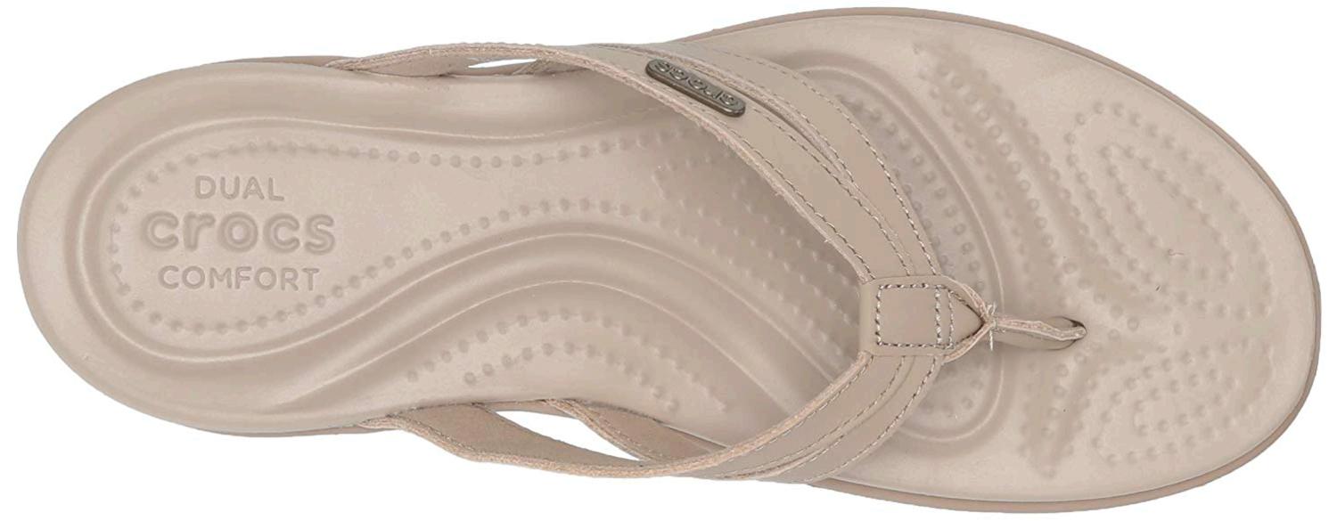 crocs womens capri strappy flip flop