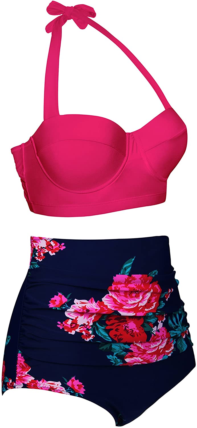 Angerella Ladies Athletic Bathing Suits Modest Cute Bikini ...