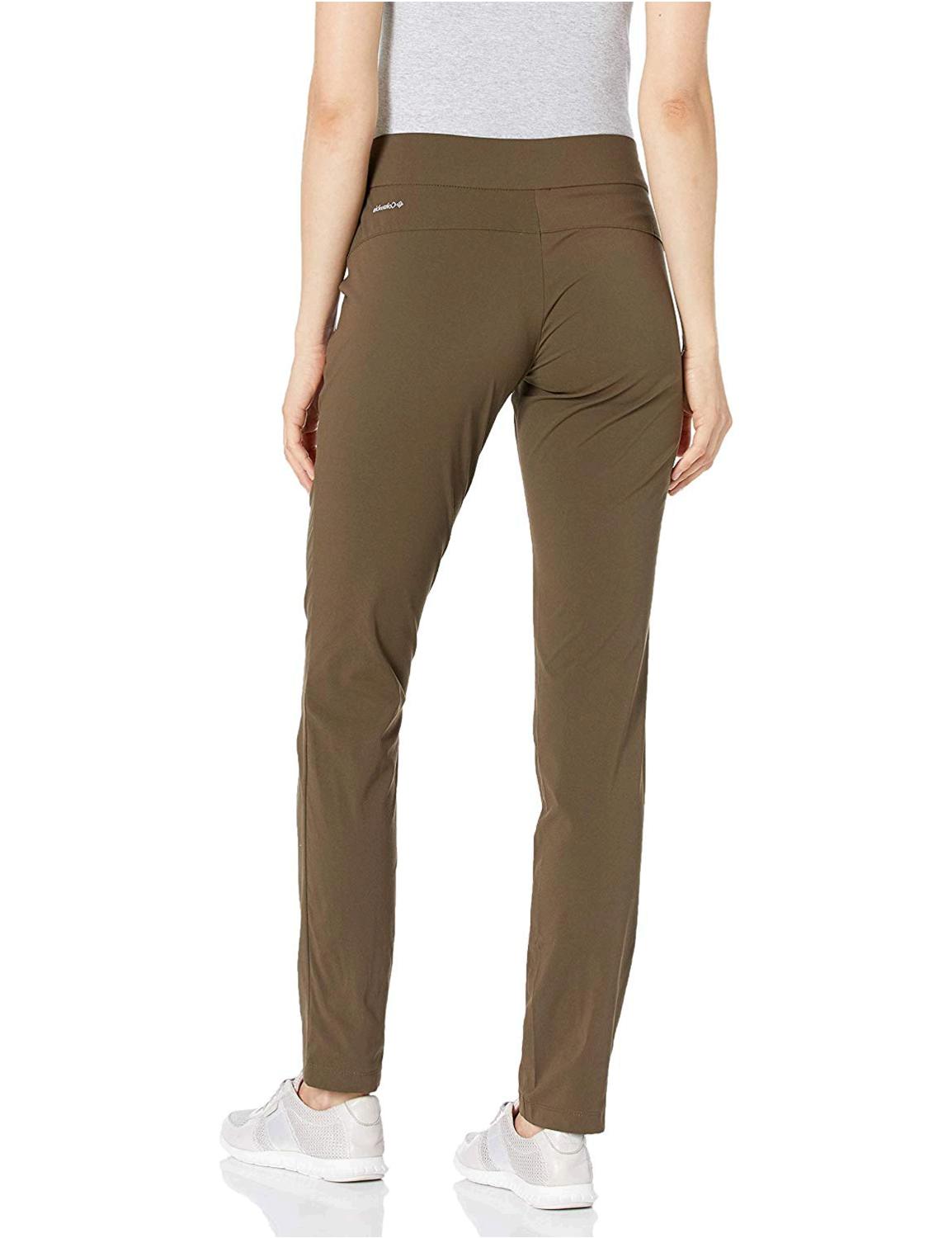 Columbia Women's Anytime Casual Pull On Pant,, Olive Green, Size Medium ...
