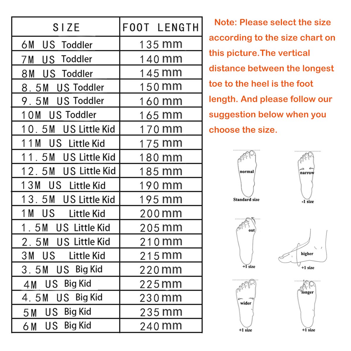 michael kors youth shoes size chart