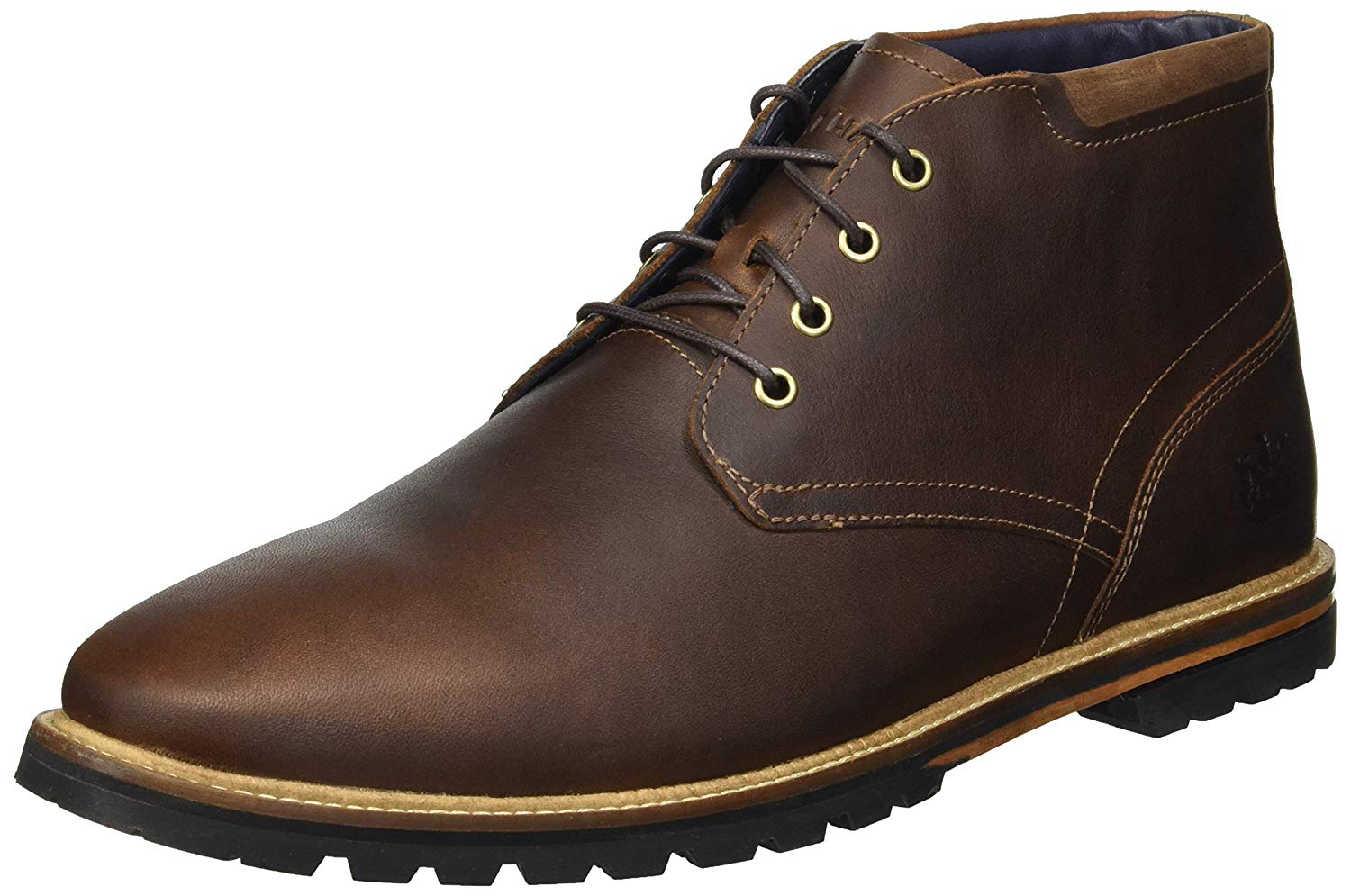 Cole Haan Mens Ripley Grand Chukka Boots Leather Closed Toe, Cognac ...
