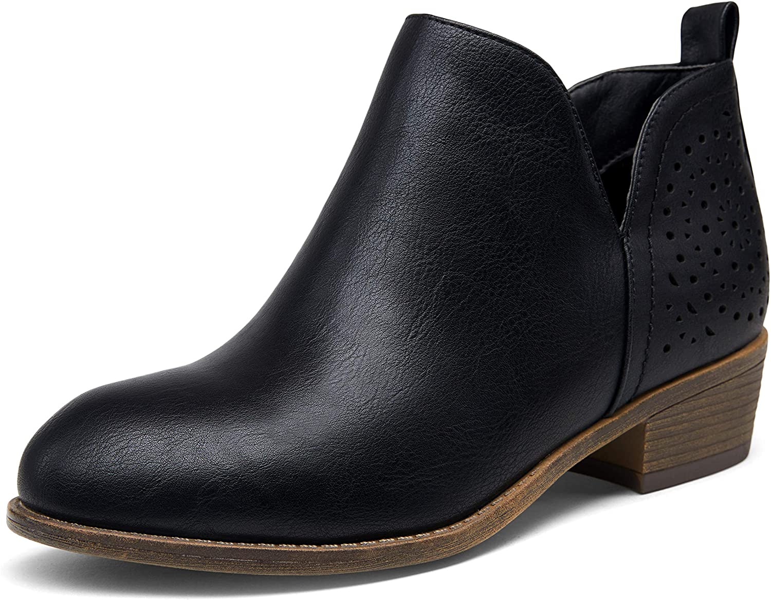 womens ankle boots with small heel