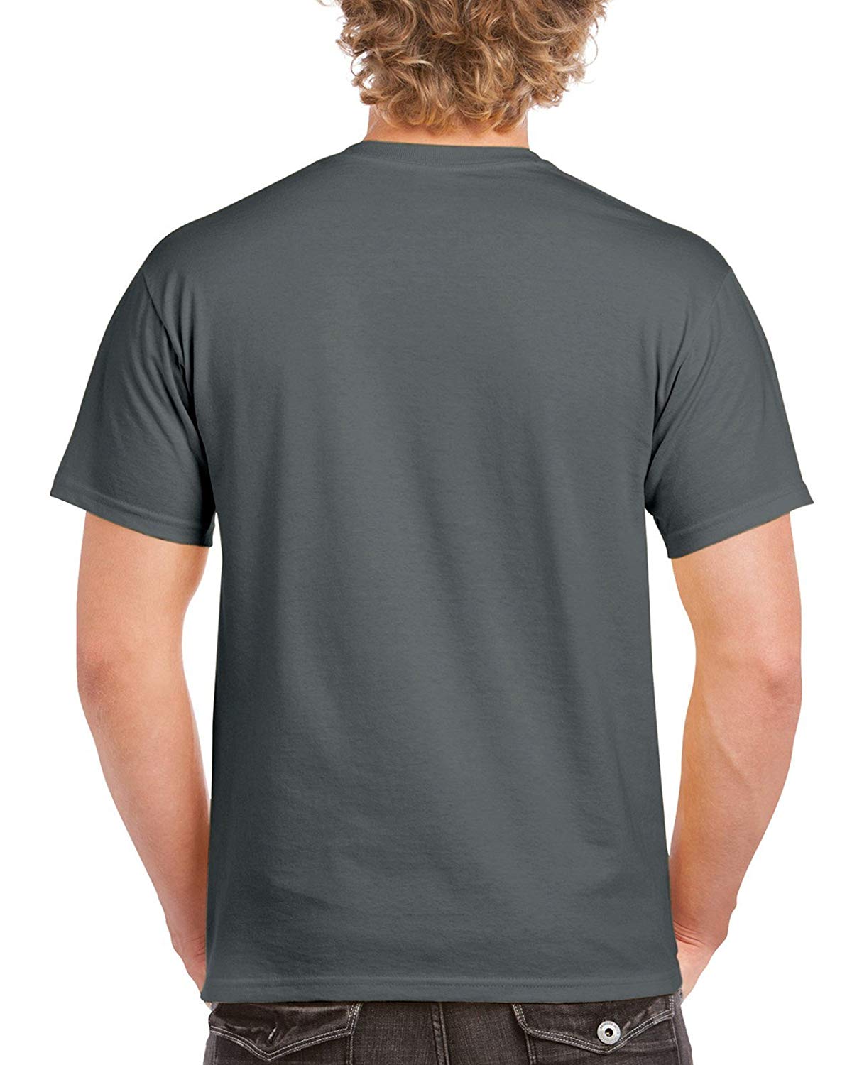 Gildan Men's G2000 Ultra Cotton Adult T-Shirt, 2-Pack,, Charcoal, Size ...