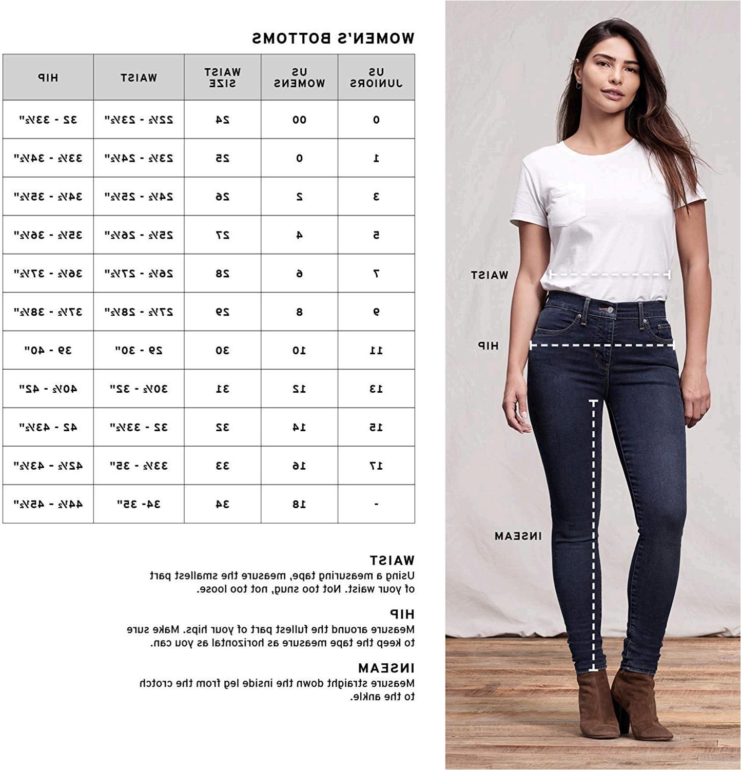 Levis 505 Size Chart