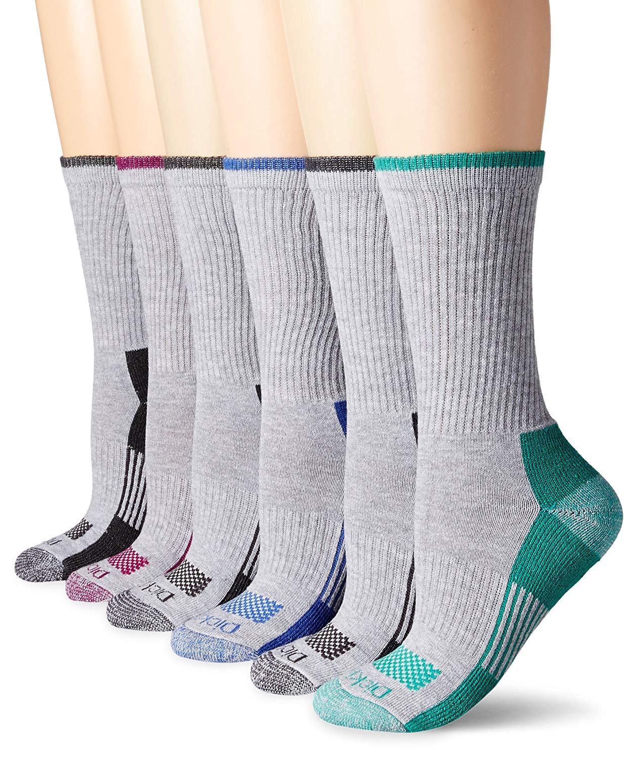Dickies Women's Dritech Advanced Moisture Wicking Crew Sock, Grey, Size 6.0 NLhA eBay