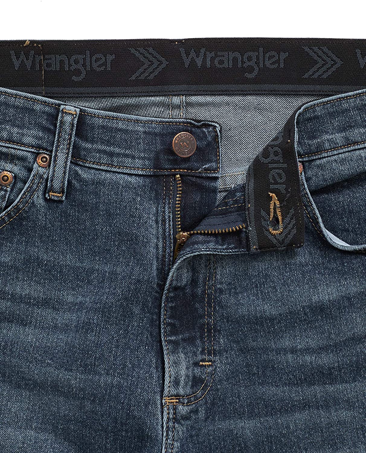 wrangler men's relaxed fit comfort flex waist jean