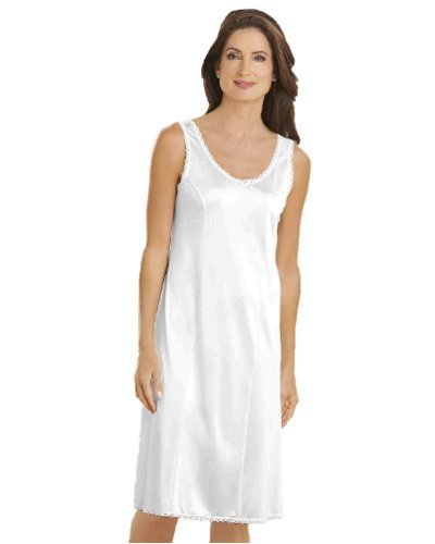 Velrose Wide Strap Slip, White, 34-26