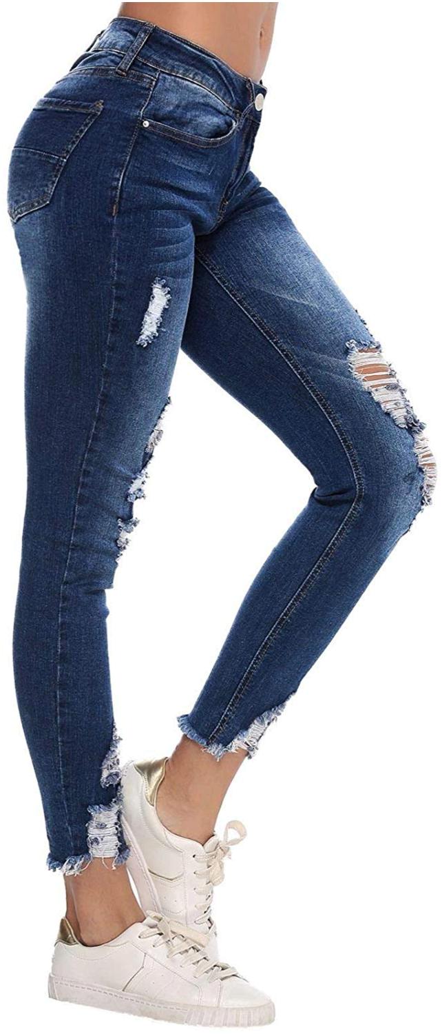 boyfriend jeans for women black