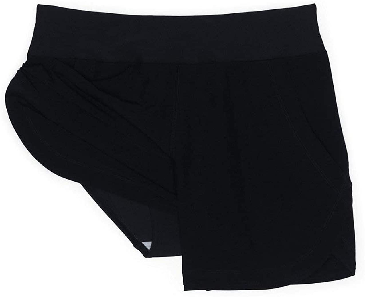 Lands' End Women's 5" Quick Dry Elastic Waist Board Shorts Swim, Black, Size 4.0 eBay