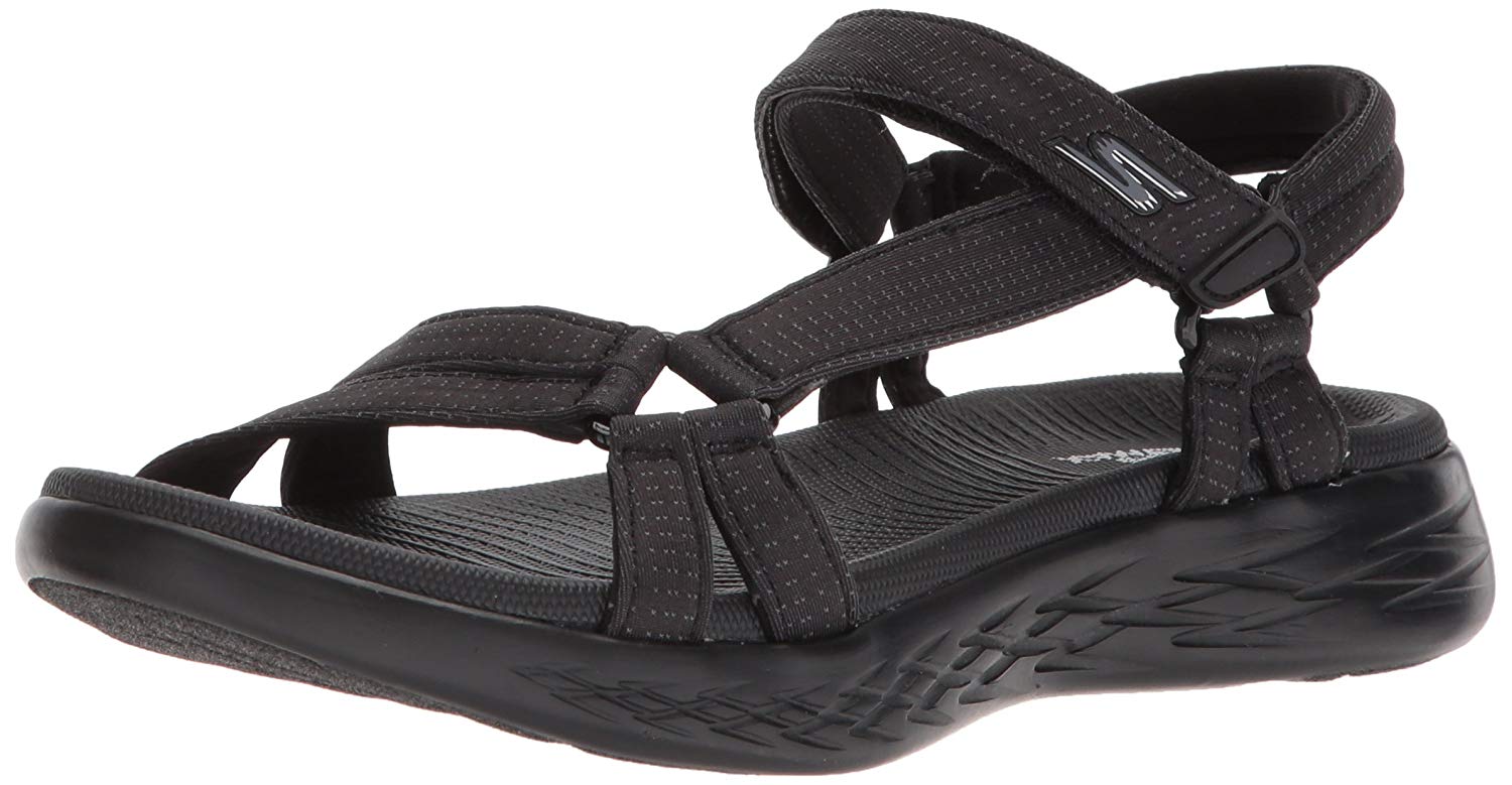 Skechers Womens brilliancy Open Toe Casual Sport Sandals, Black, Size 8.0 KTy1 191665404996 | eBay