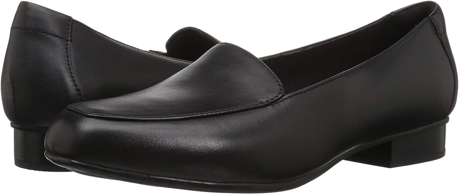 clarks juliet lora leather loafer