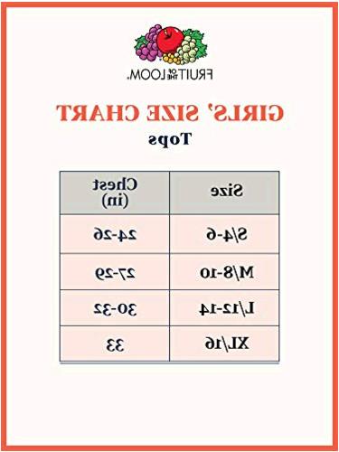 fruit of the loom undershirt size chart