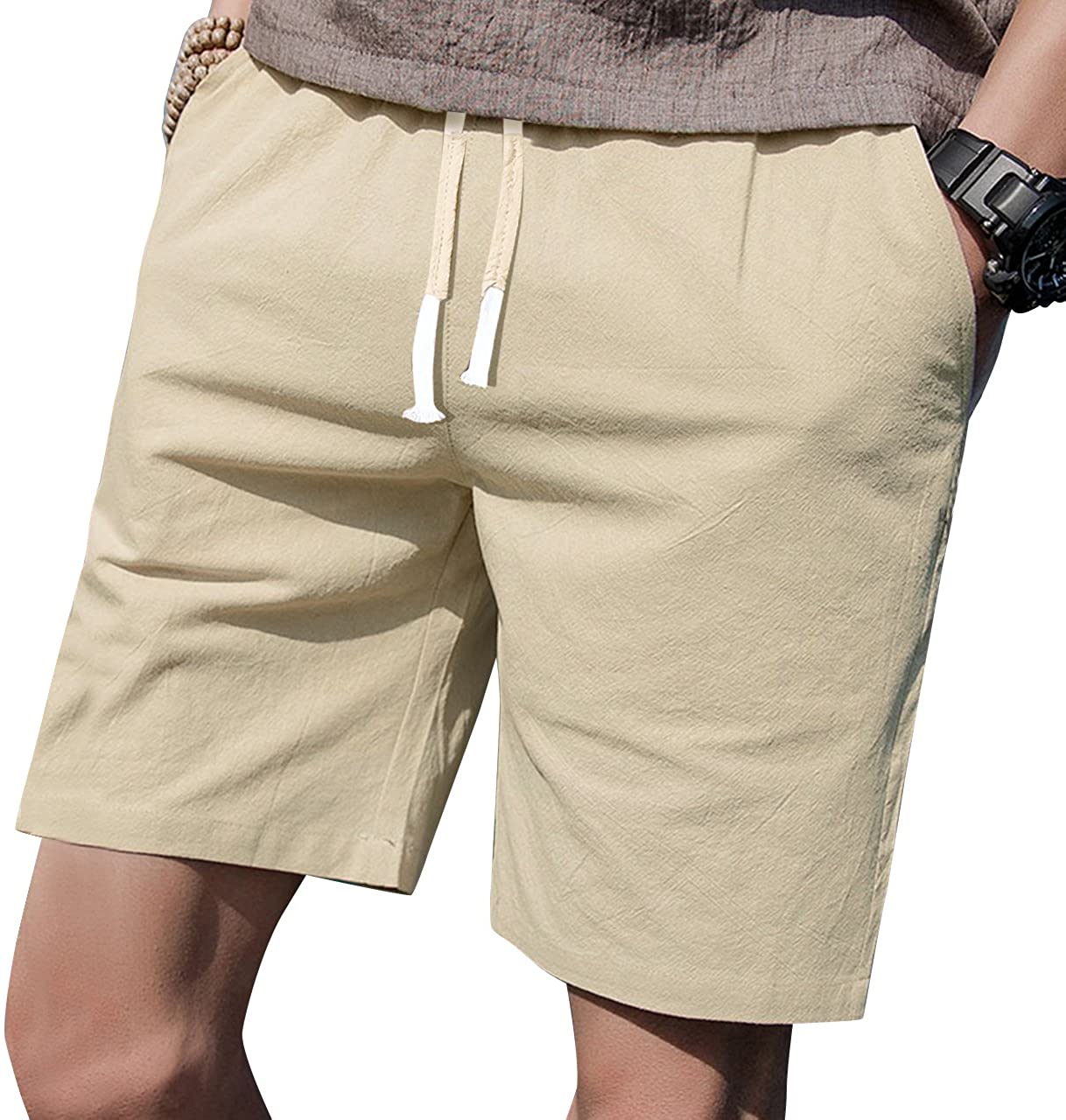 best 7 inch inseam khaki shorts for men