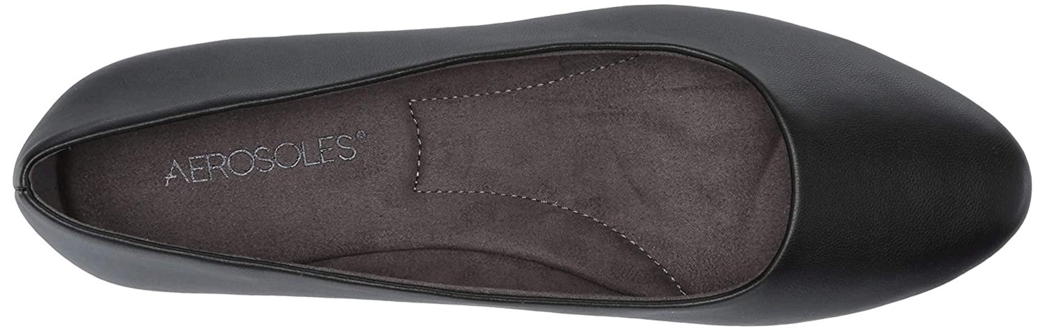 charcoal ballet flats