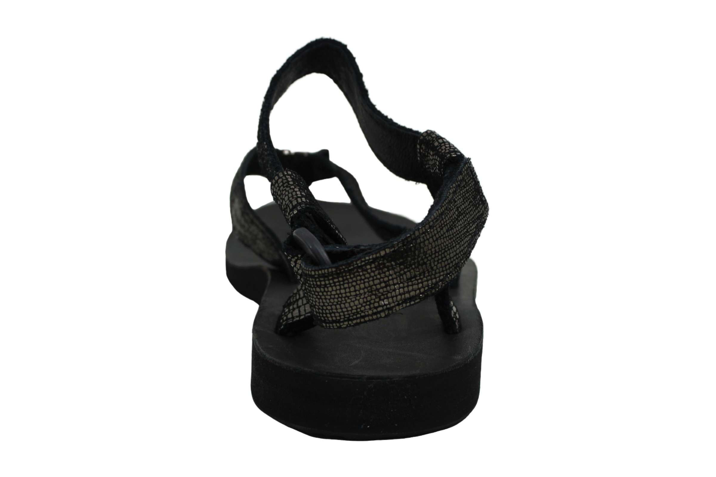 Teva Womens Original Sandal Leather Diamond Open Toe, Black/Metallic, Size 9.0 2 | eBay