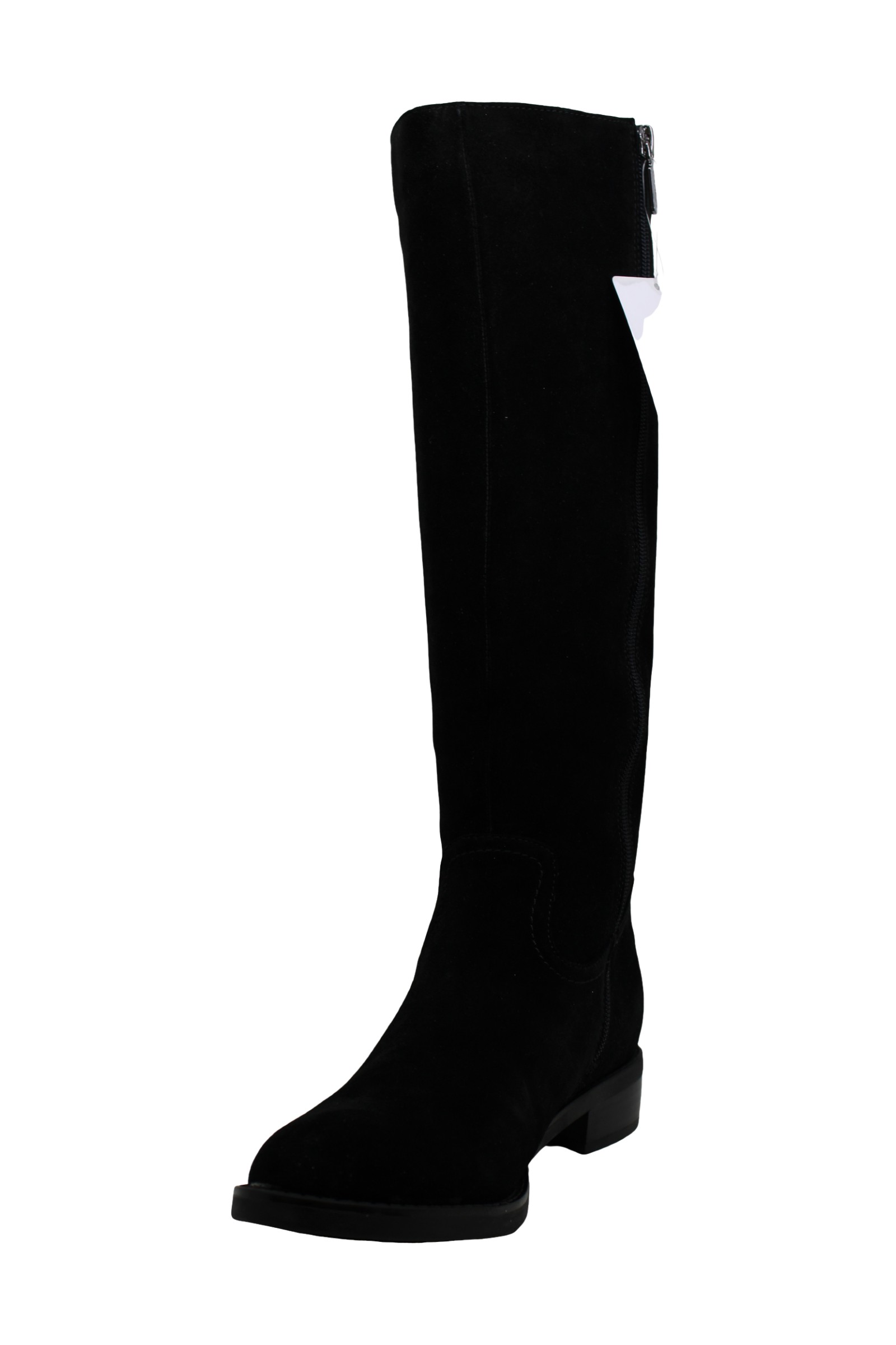 Aqua College Womens Elsa Round Toe Knee High Riding Boots, Black 1 ...