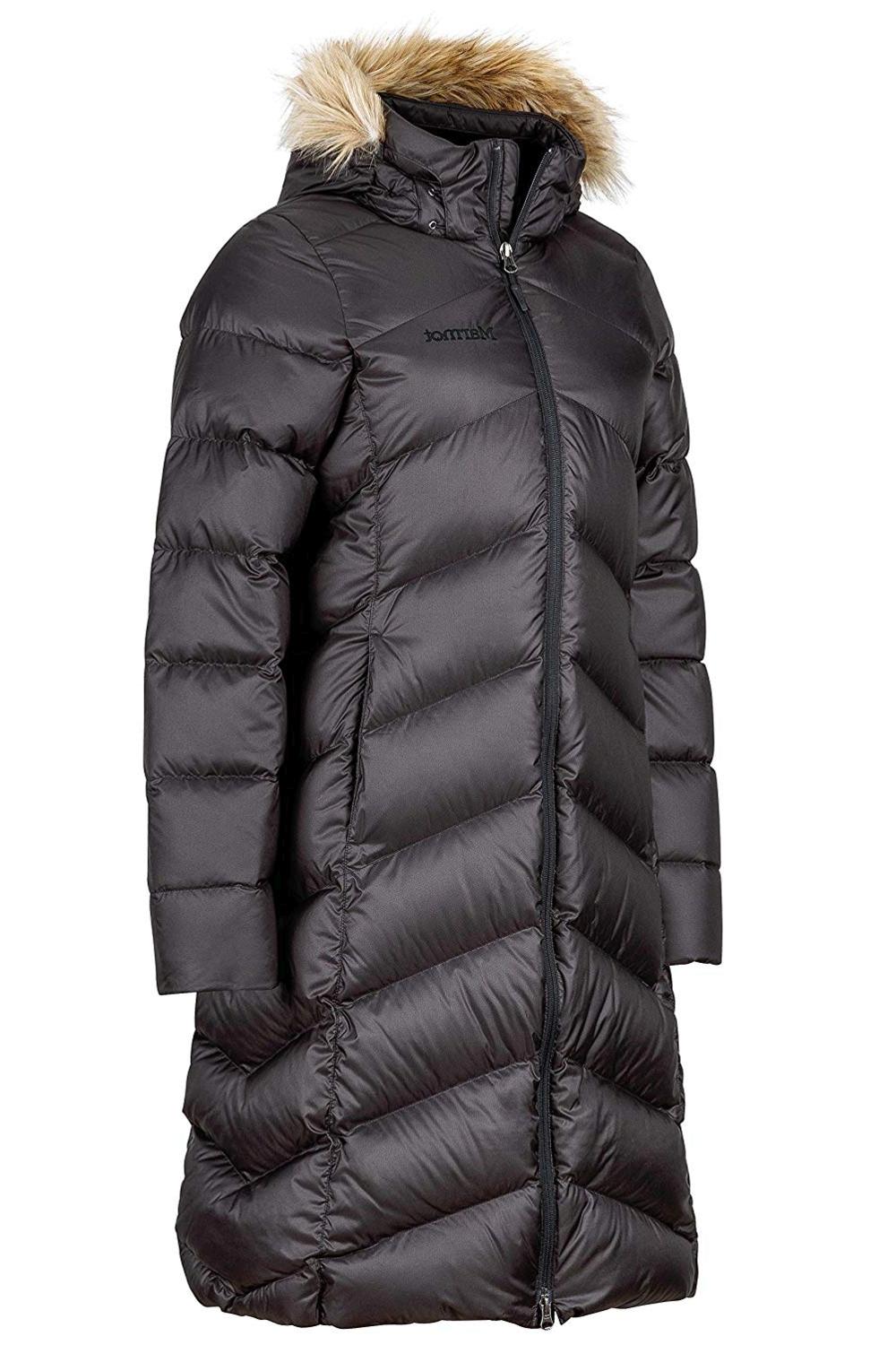 Marmot Montreaux Women's Full-Length Down Puffer Coat,, Jet Black, Size Medium j | eBay