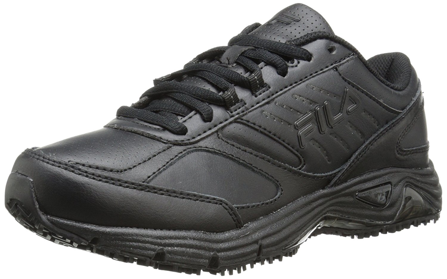 fila relaxer ii black sneakers