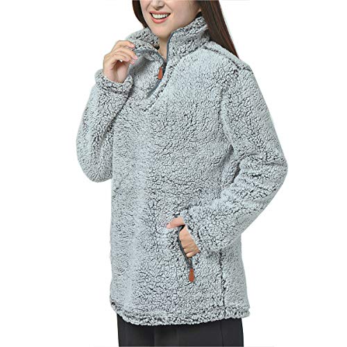 fuzzy sherpa pullover