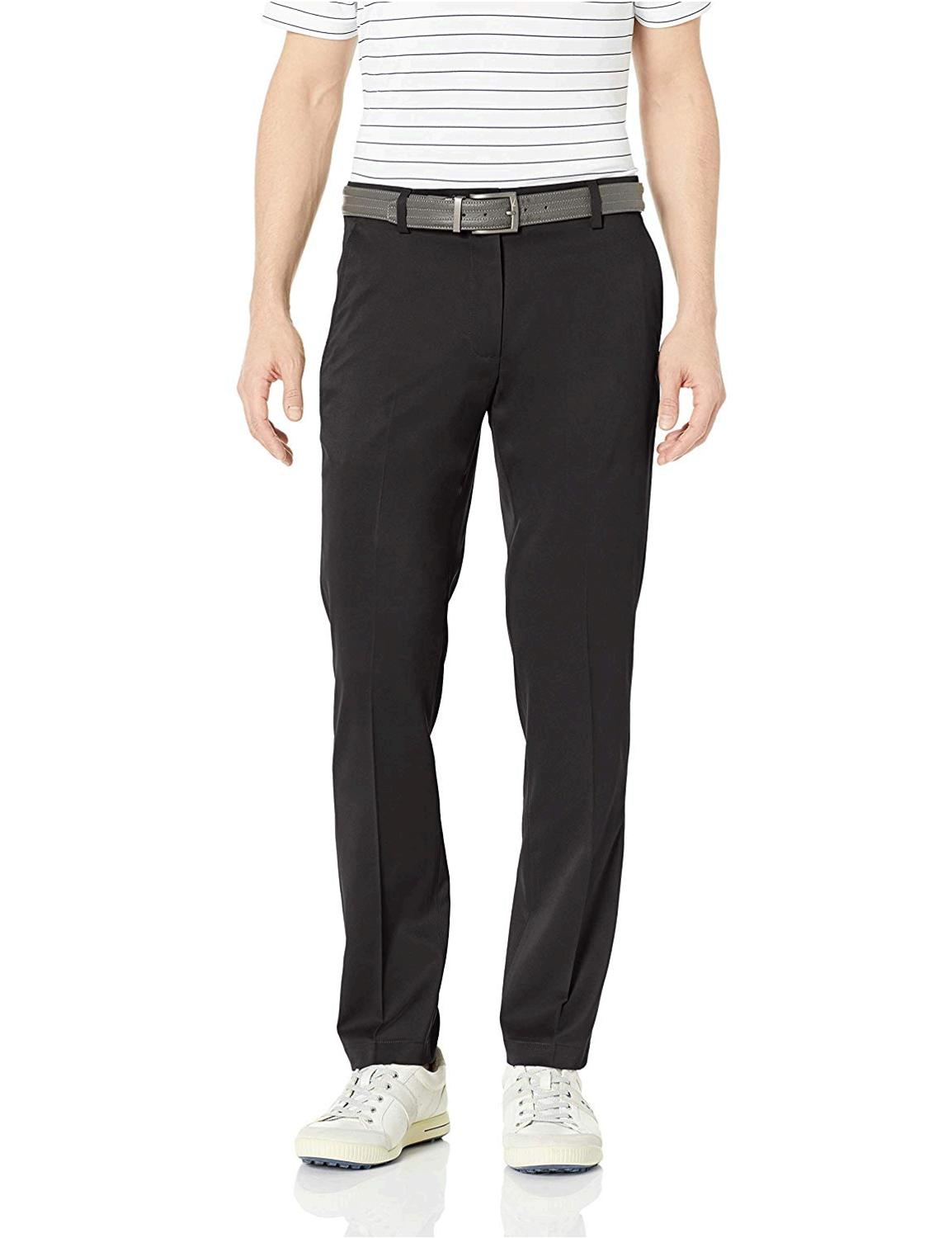 Essentials Men's Slim-Fit Stretch Golf Pant,, Black, Size 32W x 30L ...