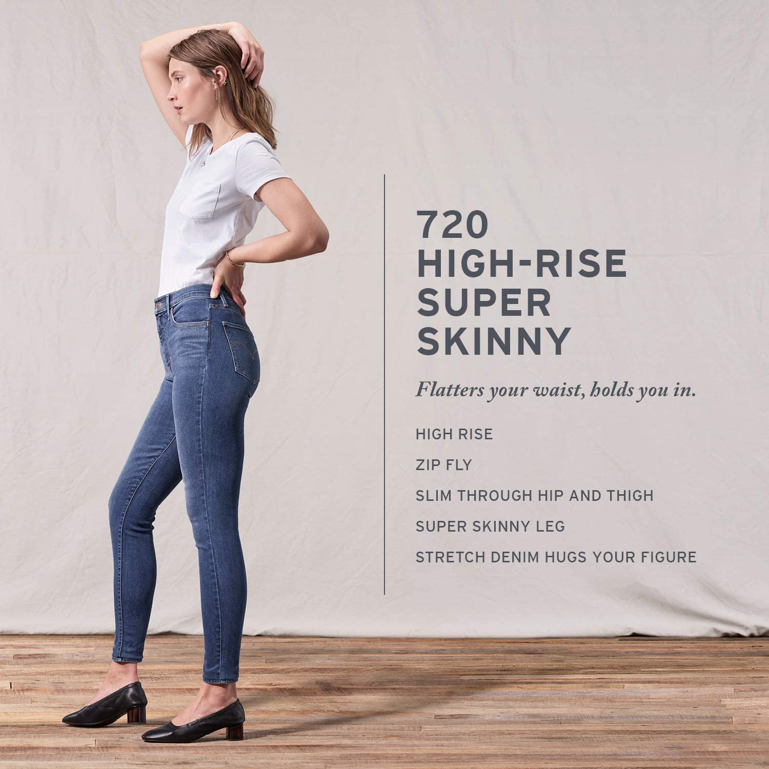 720 high rise skinny jeans