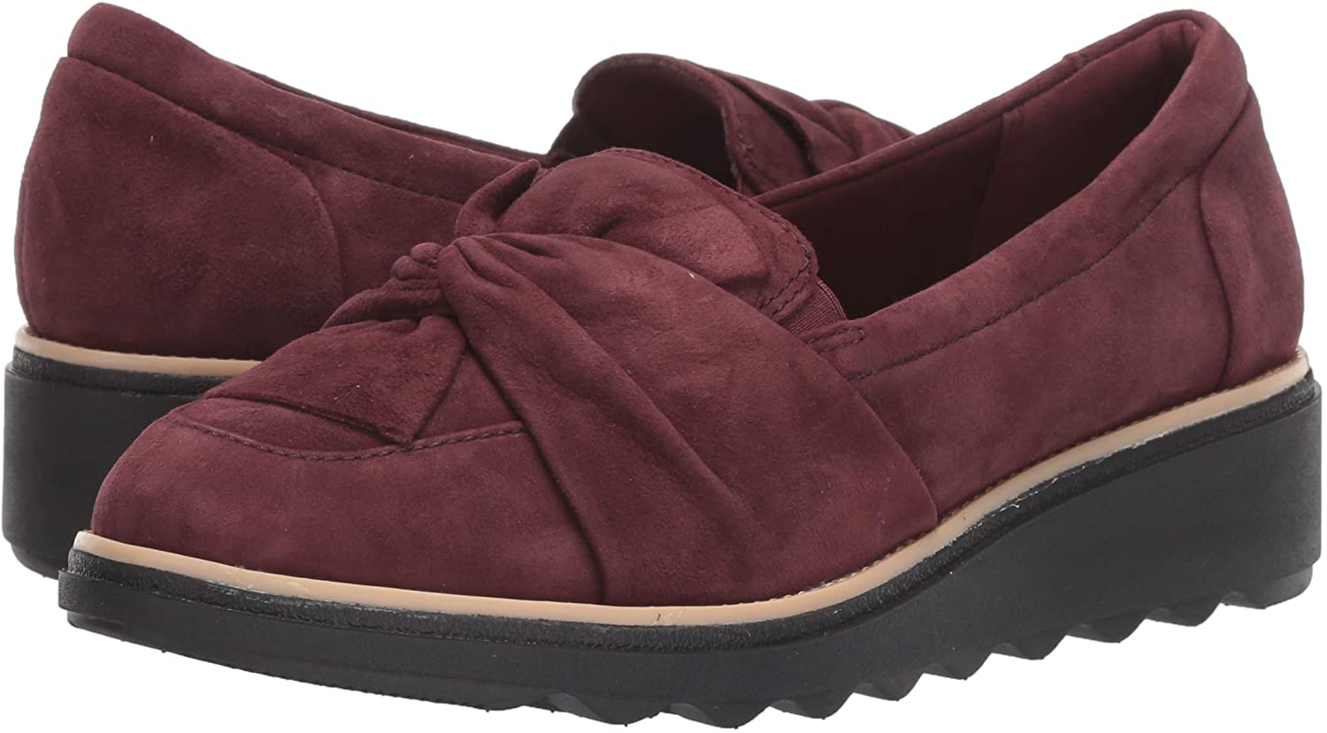 Clarks Womens Sharon Dasher Suede Closed Toe Loafers