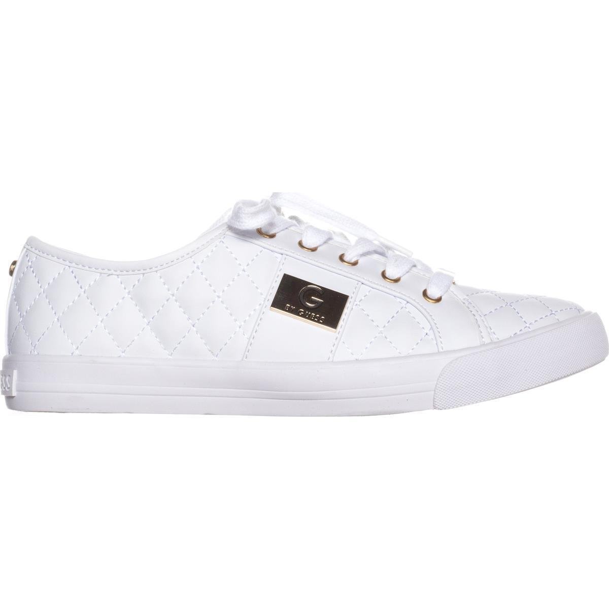 G by Guess Womens Backer2 Low Top Lace Up Fashion Sneakers, White, Size ...