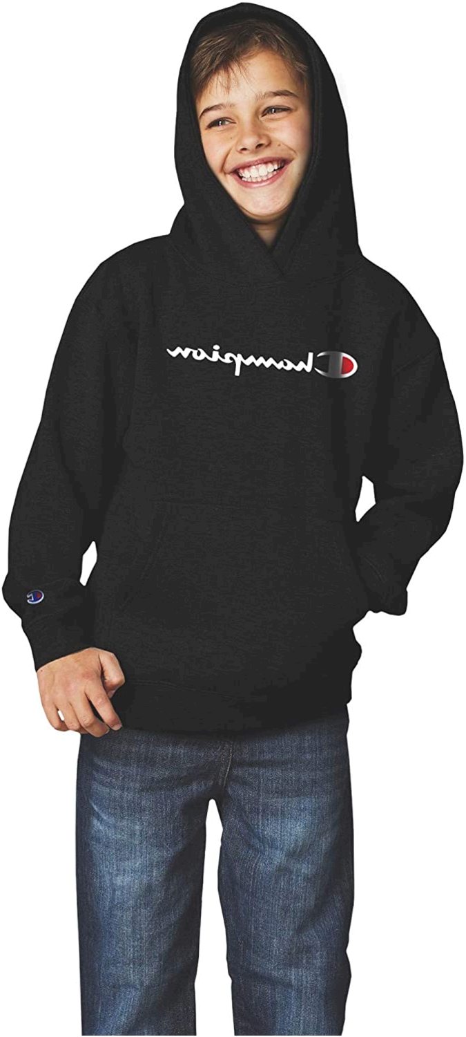 Champion Kids Clothes Sweatshirts Youth Heritage, Heritage Black, Size