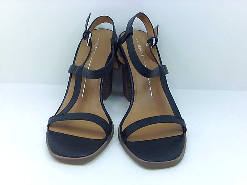 Report Women's Shoes tiqpr2 Heeled Sandals, Black, Size 9.0 | eBay