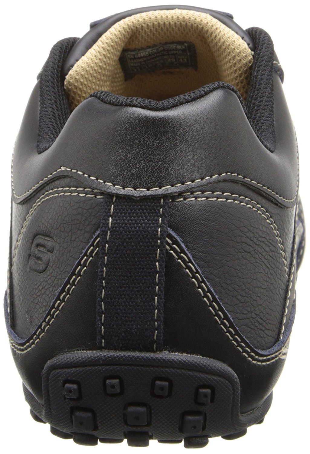 Skechers USA Men's Citywalk Malton Oxford Sneaker, Black, Size 13.0