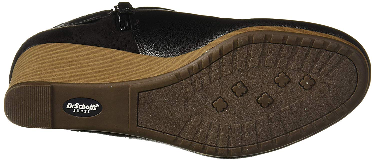 dr scholl's black work shoes