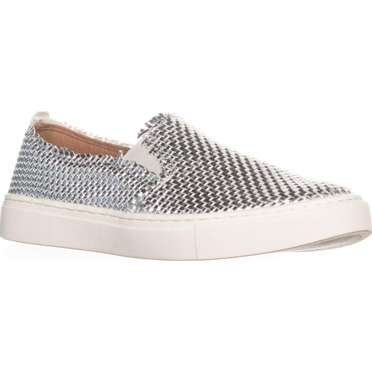 Indigo Rd. Womens Kicky Low Top Slip On Fashion Sneakers, Silver, Size ...