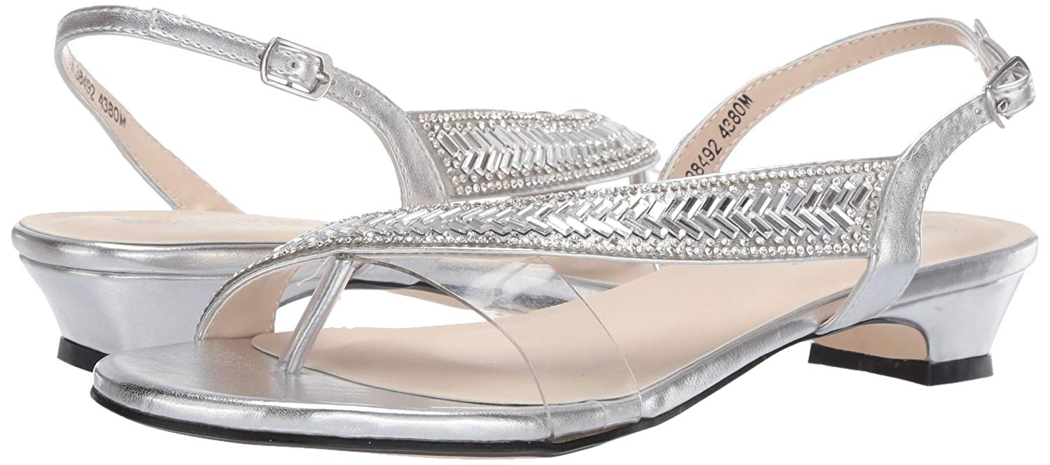 Touch Ups Women's Eleanor Sandal, Silver, Size 5.0 | eBay