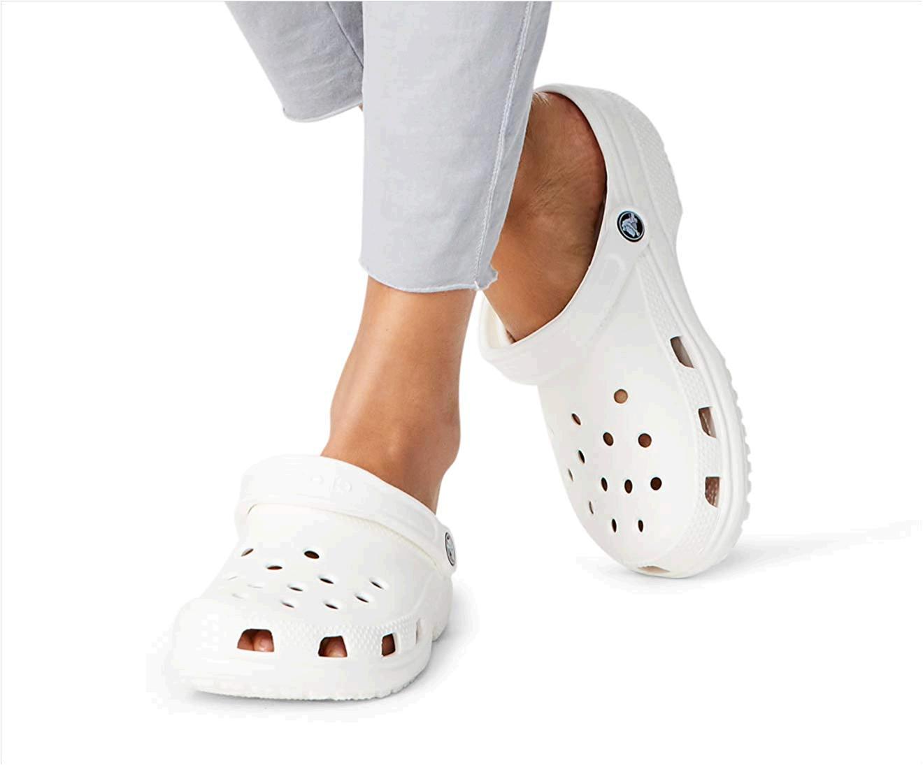 crocs closed toe flats