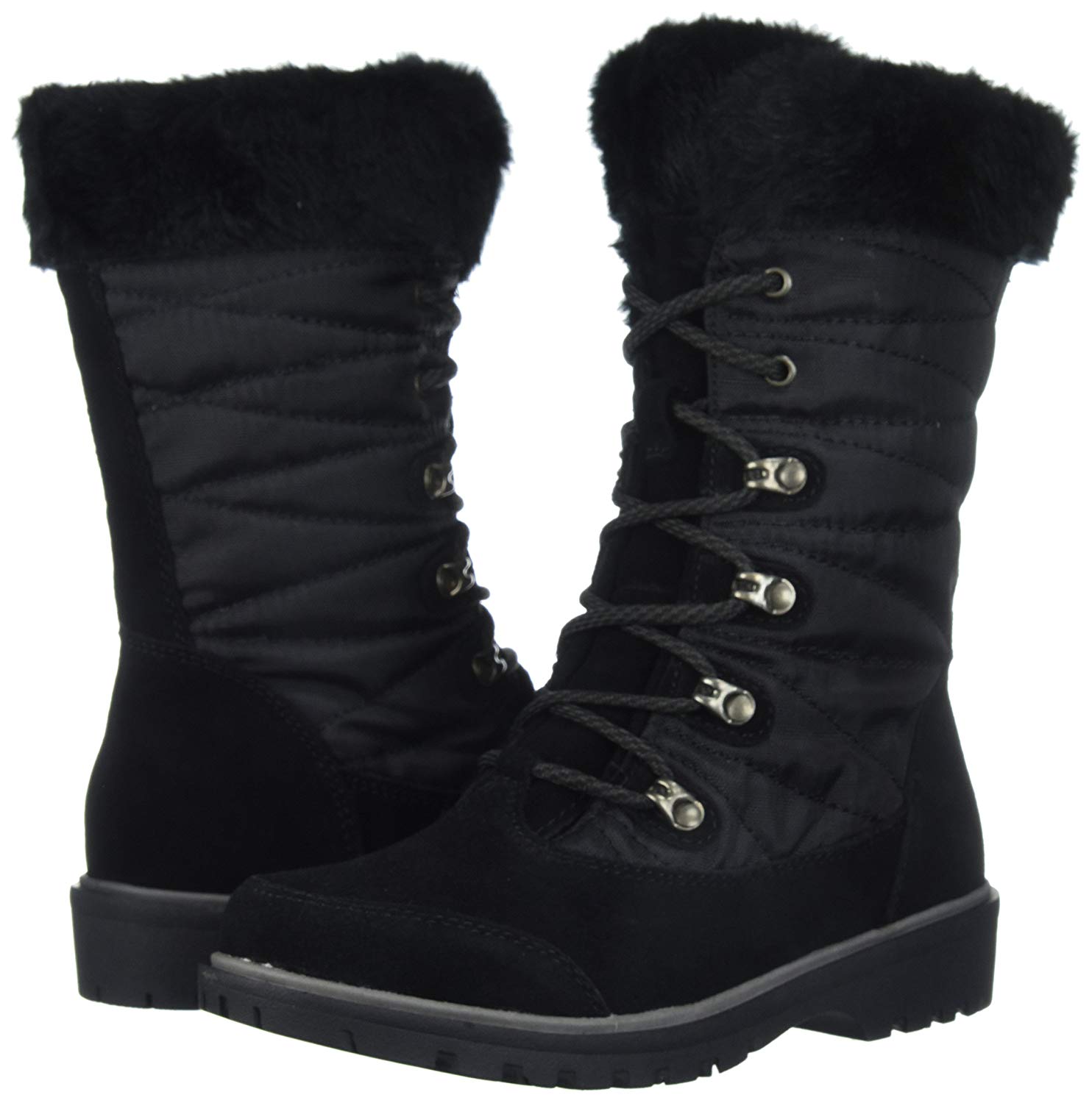 bare traps womens altessa winter flat heel boots