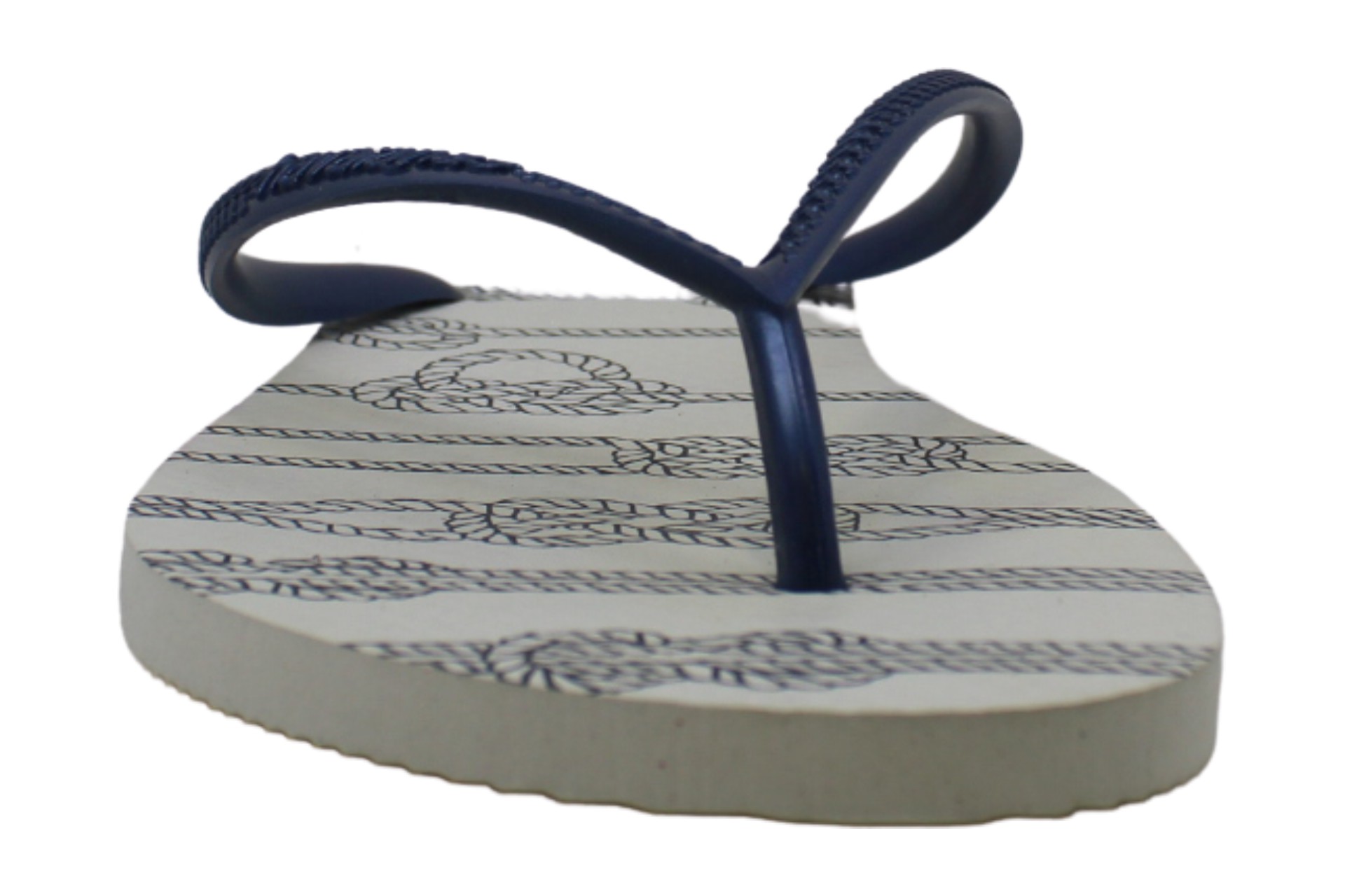white havana flip flops