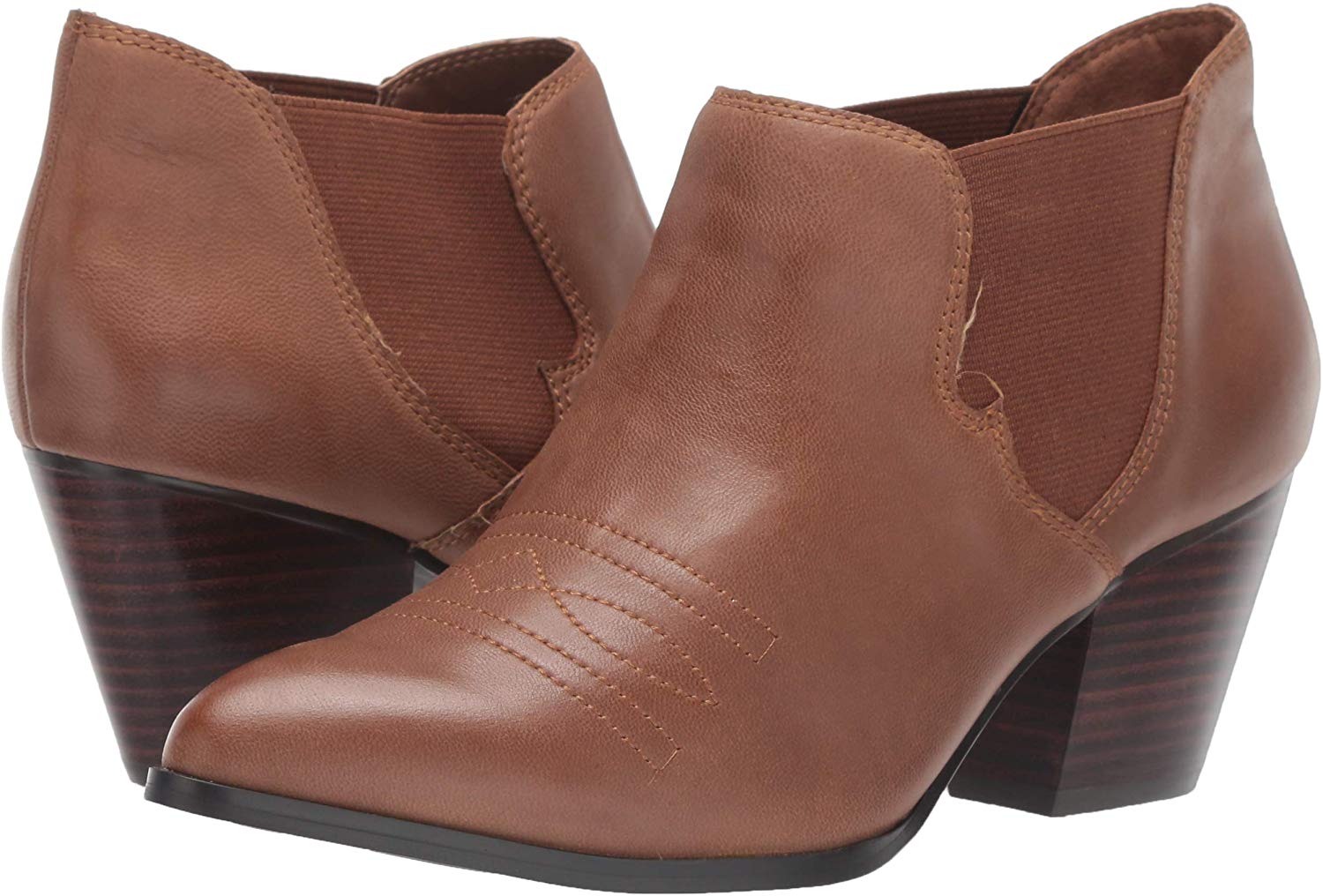 Bella Vita Women's Emilia Western-Inspired Shootie, Camel ...