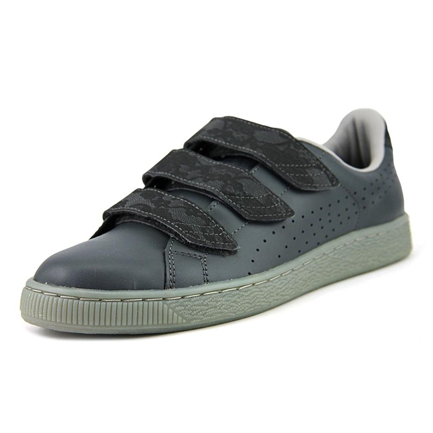 Puma Basket Strap Gray FM Dark Shadow drizzle Size 6.0 Puma Basket Strap Gray FM Dark Shadow drizzle Size 6.0