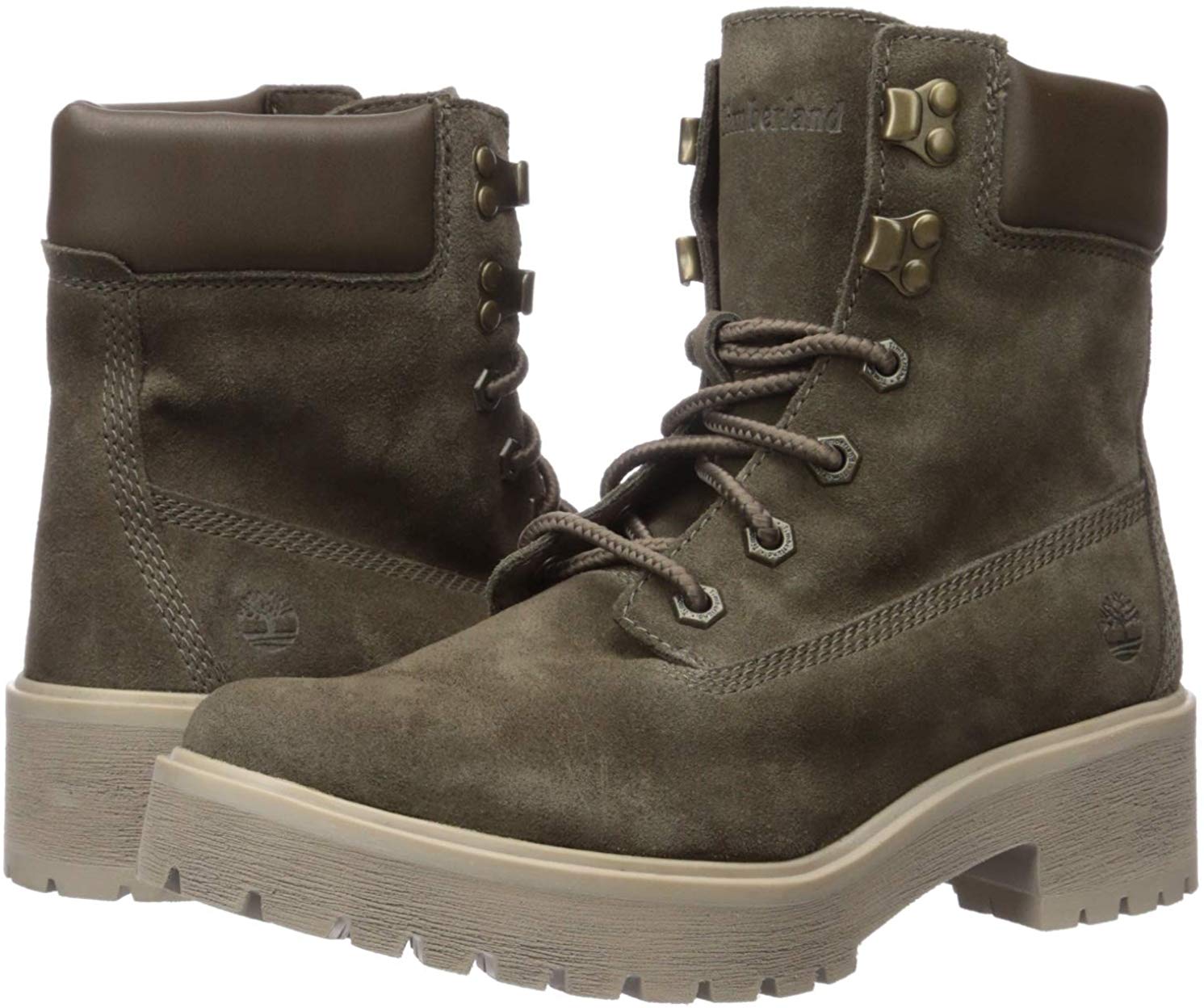 carnaby cool 6 inch boot for women in black nubuck