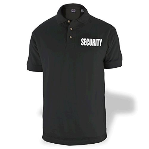 First Class Poly Cotton Tactical Security, Black/White Security, Size X ...