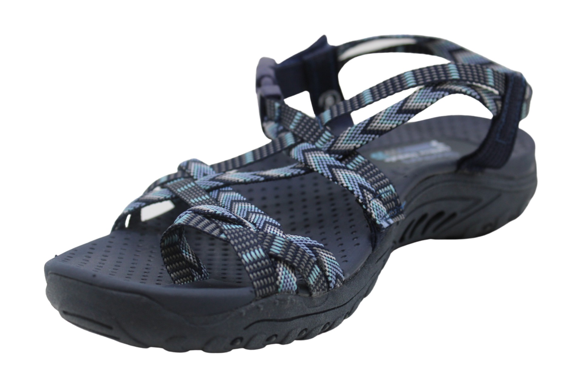 Skechers womens Multi-strap Sport Sandal, Navy/Blue, 6 US, Navy/Blue, Size 6.0 w | eBay