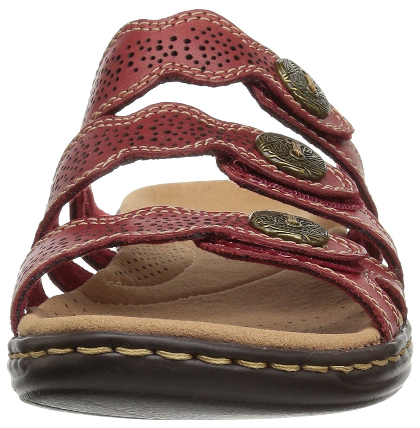 clarks leisa grace slide sandals