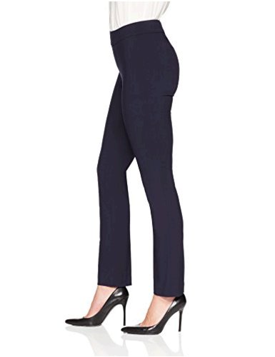Brand - Lark & Ro Women's Slim Leg Stretch Pant: Comfort, Navy, Size 6. ...