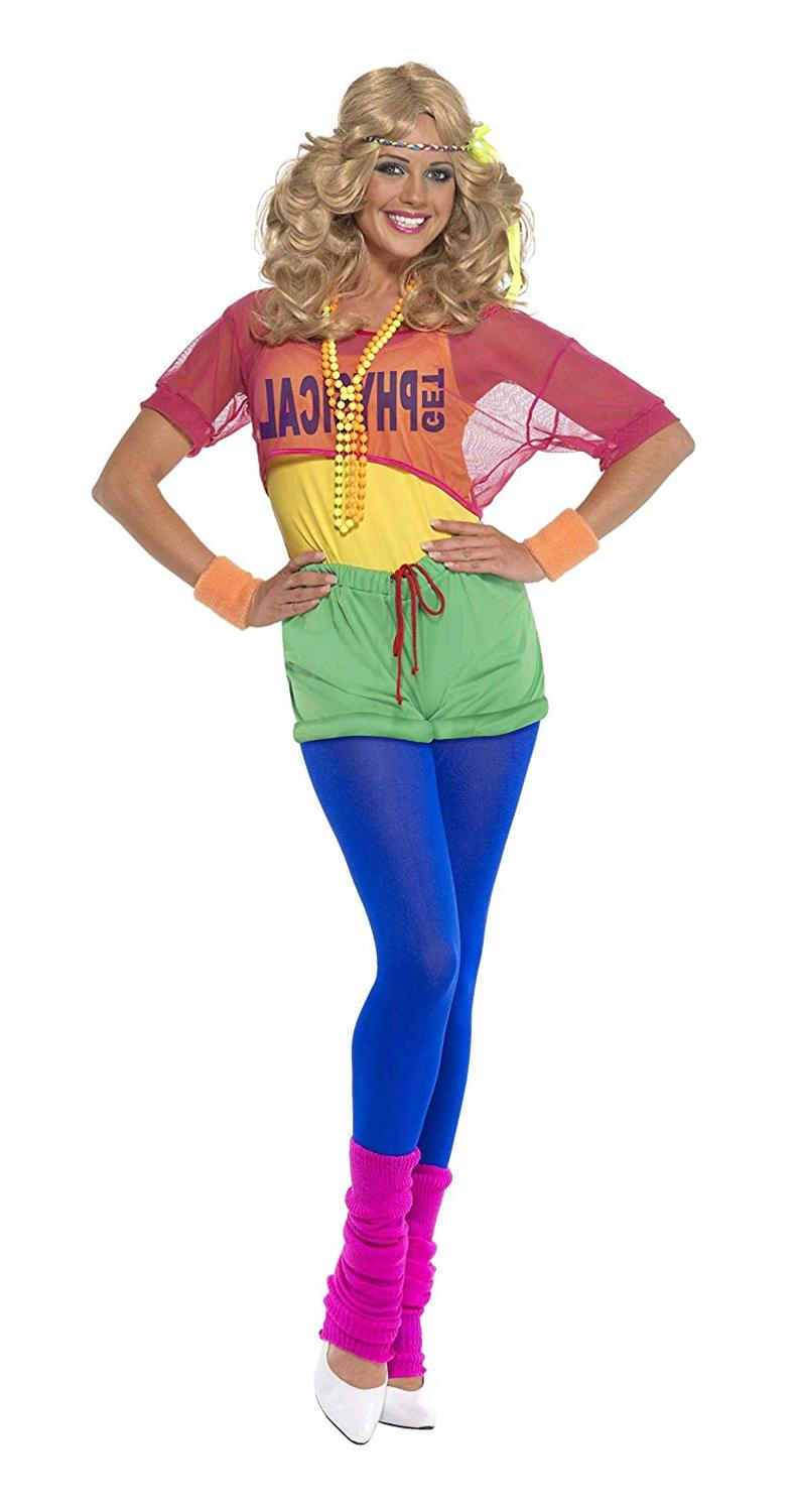Smiffys Let's Get Physical Girl Costume, Multi-colour, Size 6.0 FhSt | eBay