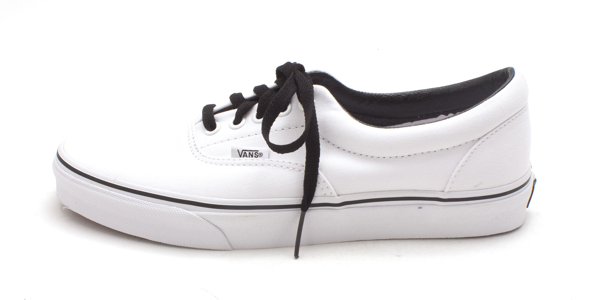 Buy all black vans with white laces 