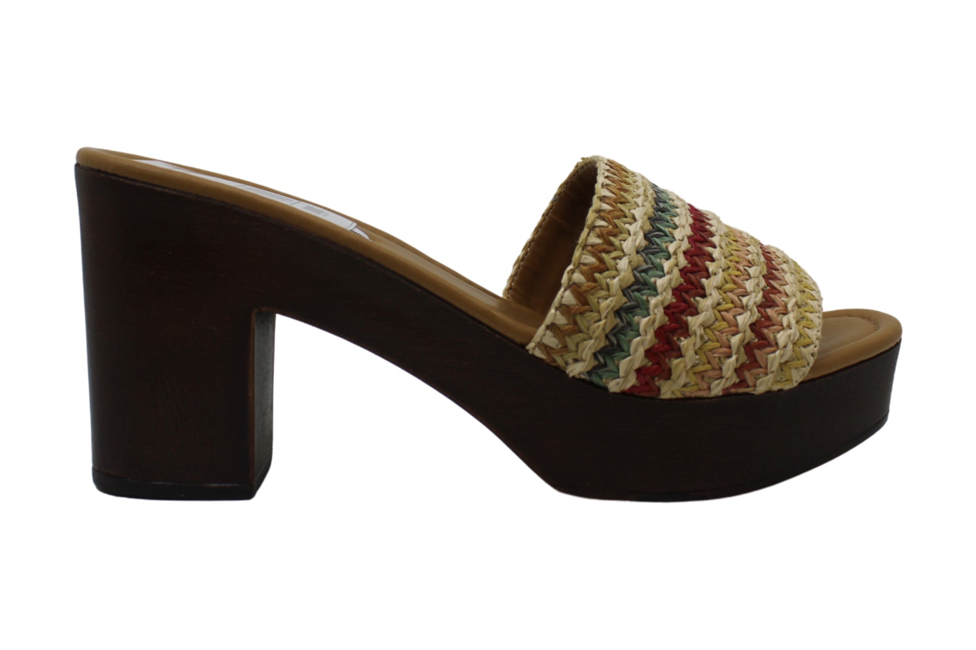 Size 10.0 Steven by Steve Madden Womens Greece Peep Toe Casual Natural Multi Size 10.0 Steven by Steve Madden Womens Greece Peep Toe Casual Natural Multi