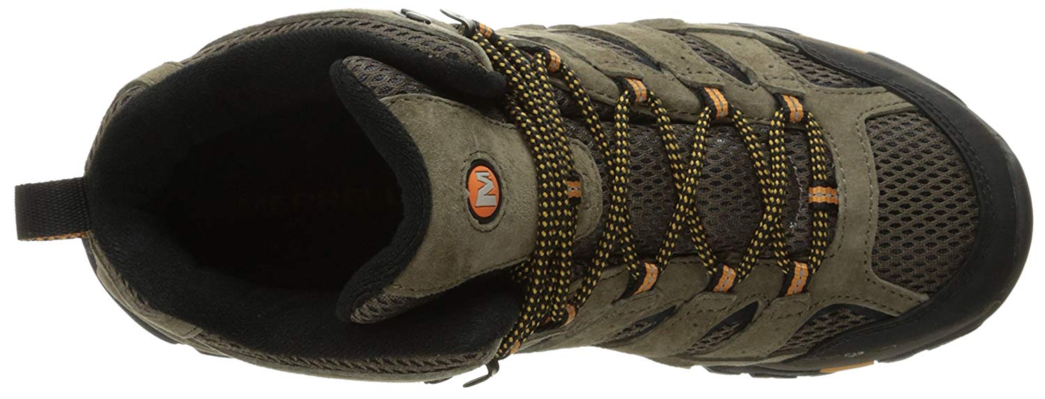 merrell men's moab 2 vent waterproof composite toe work shoes