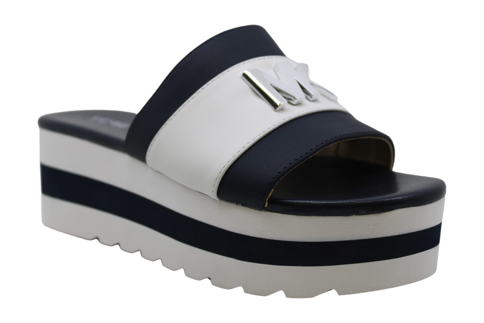 michael kors brown slides
